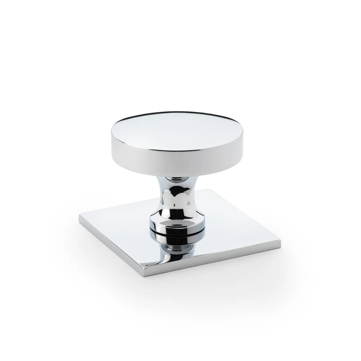 Alexander and Wilks Bullion Cupboard Knob on Square Backplate - Image 3