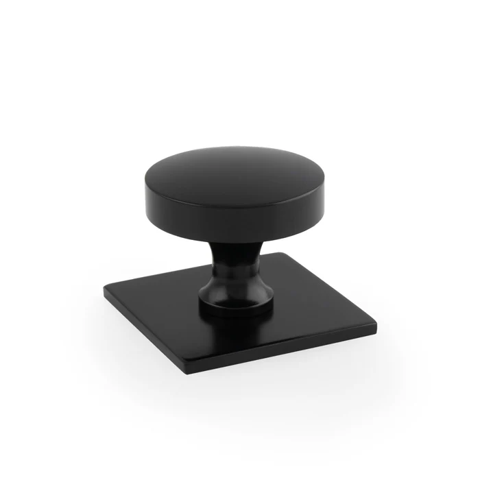 Alexander and Wilks Bullion Cupboard Knob on Square Backplate - Image 5