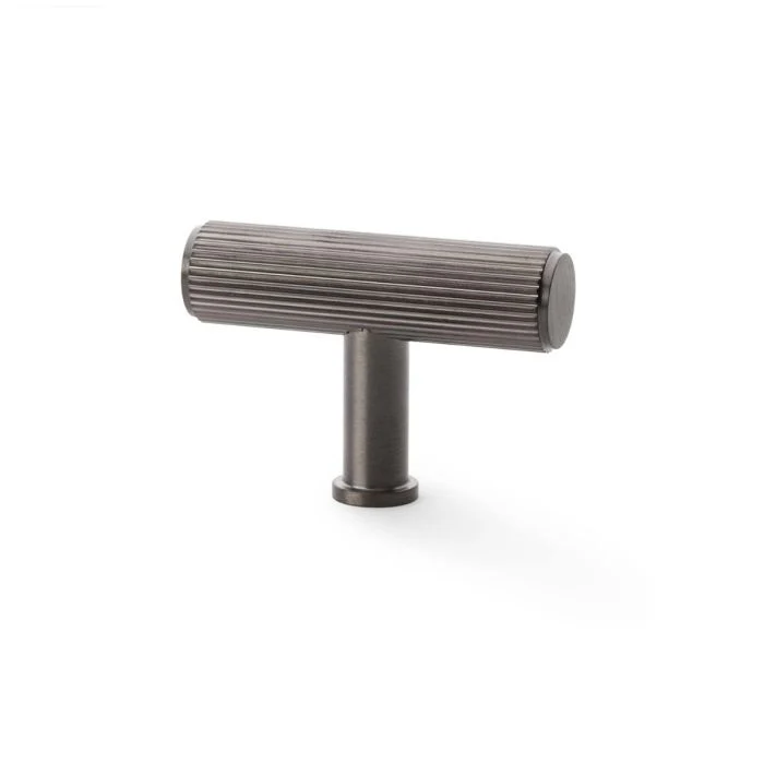Alexander and Wilks Crispin Reeded T-bar Cupboard Knob - Image 4