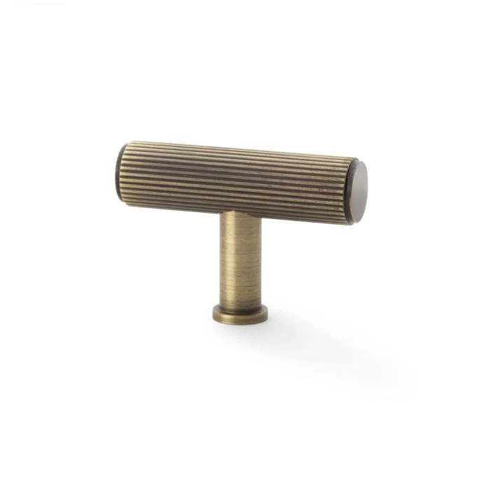 Alexander and Wilks Crispin Reeded T-bar Cupboard Knob - Image 5