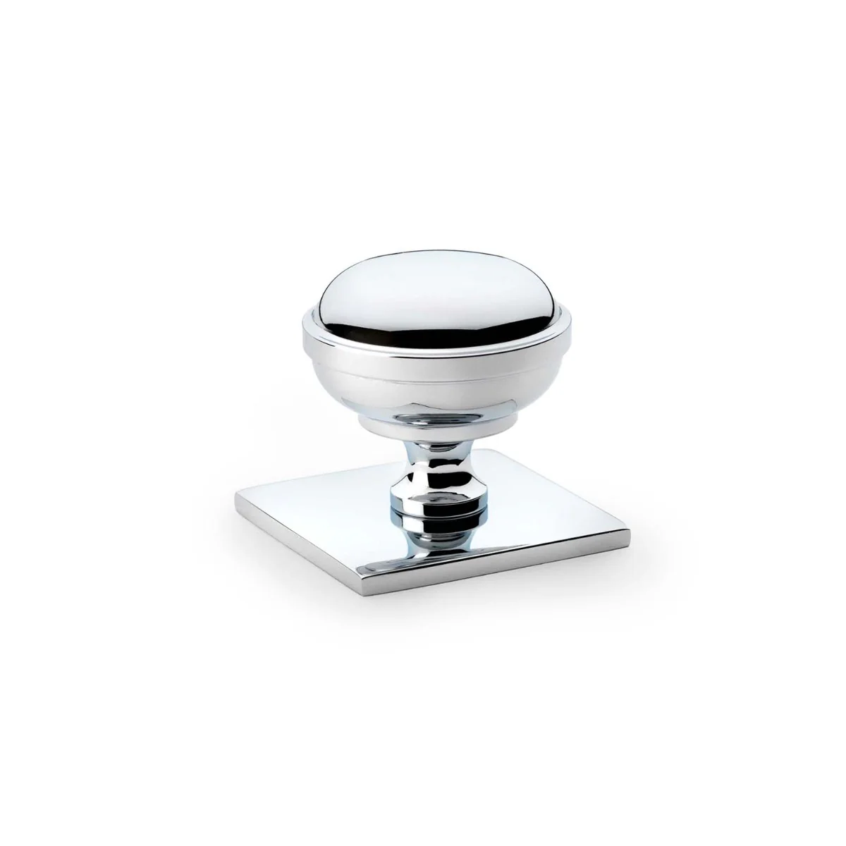 Alexander and Wilks Quantock Cupboard Knob on Square Backplate - Image 2