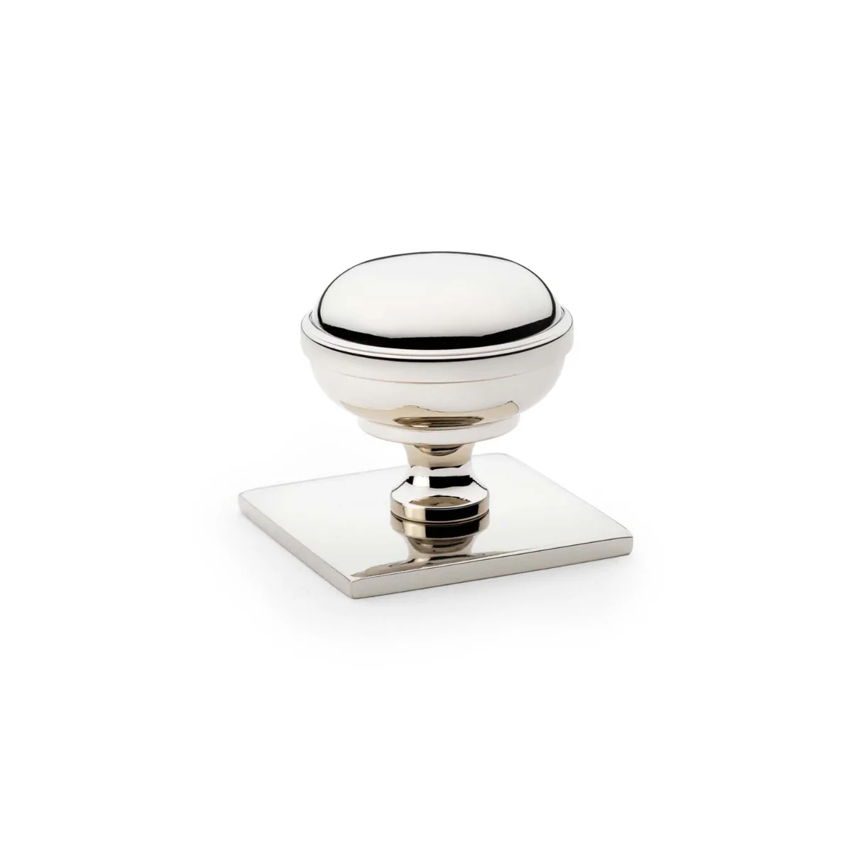 Alexander and Wilks Quantock Cupboard Knob on Square Backplate - Image 3