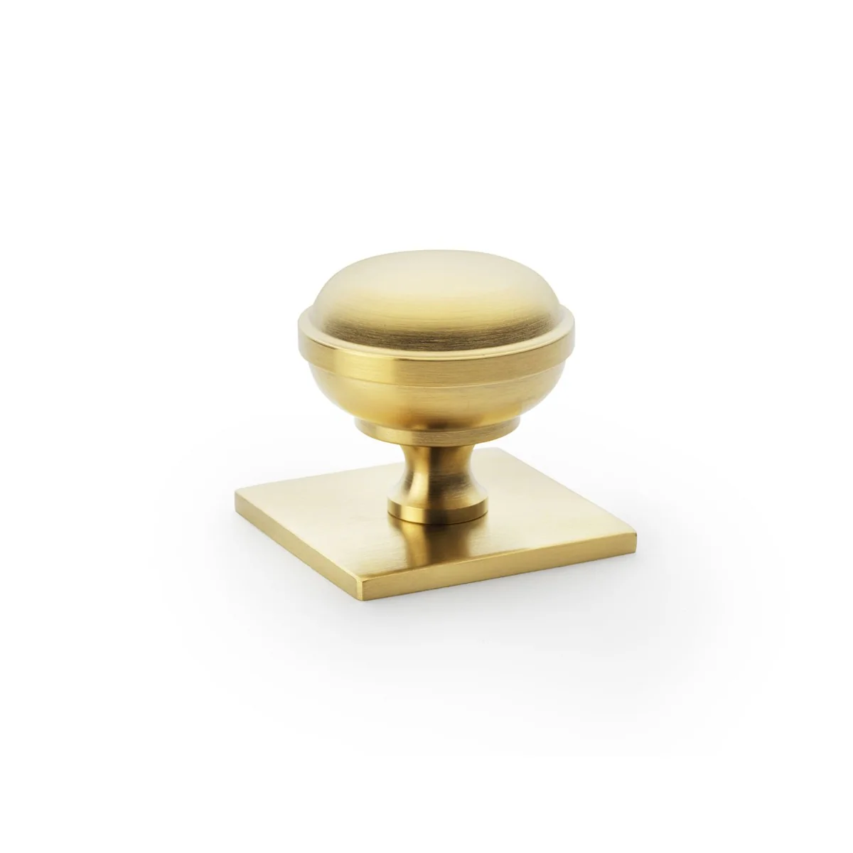 Alexander and Wilks Quantock Cupboard Knob on Square Backplate - Image 4