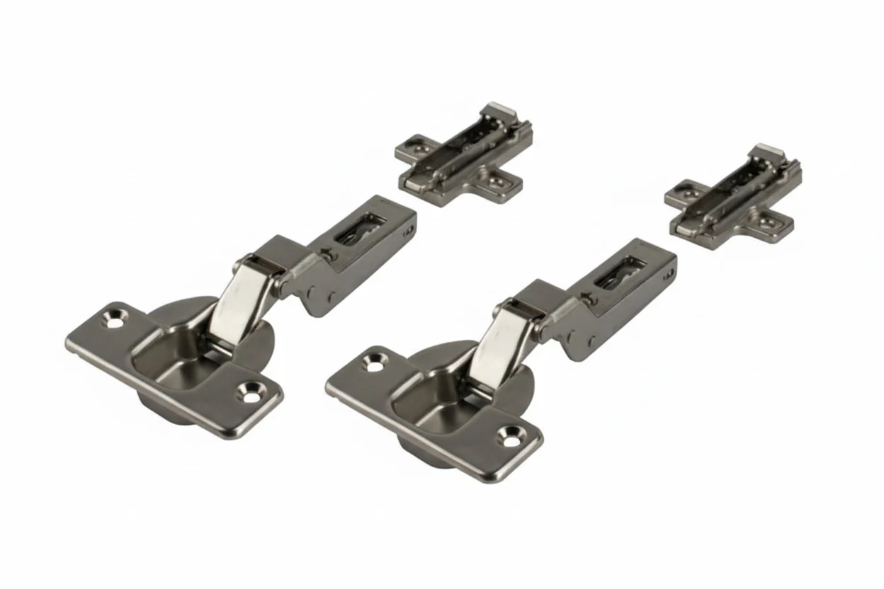 Inset Hinge Set for Accuride 1432 (Pivot Sliding Pocket Door Gear)