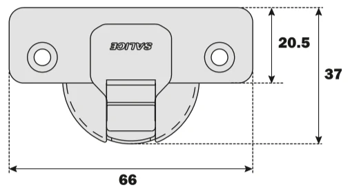 Salice 110° Full Overlay Sprung Cabinet Hinge Nickel - C2A6A99 - Image 4