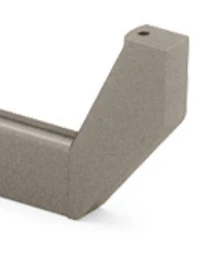 Salice Excessories Hanger Rail Angled End Supports with No Back Cover - Top Fixing - Image 3