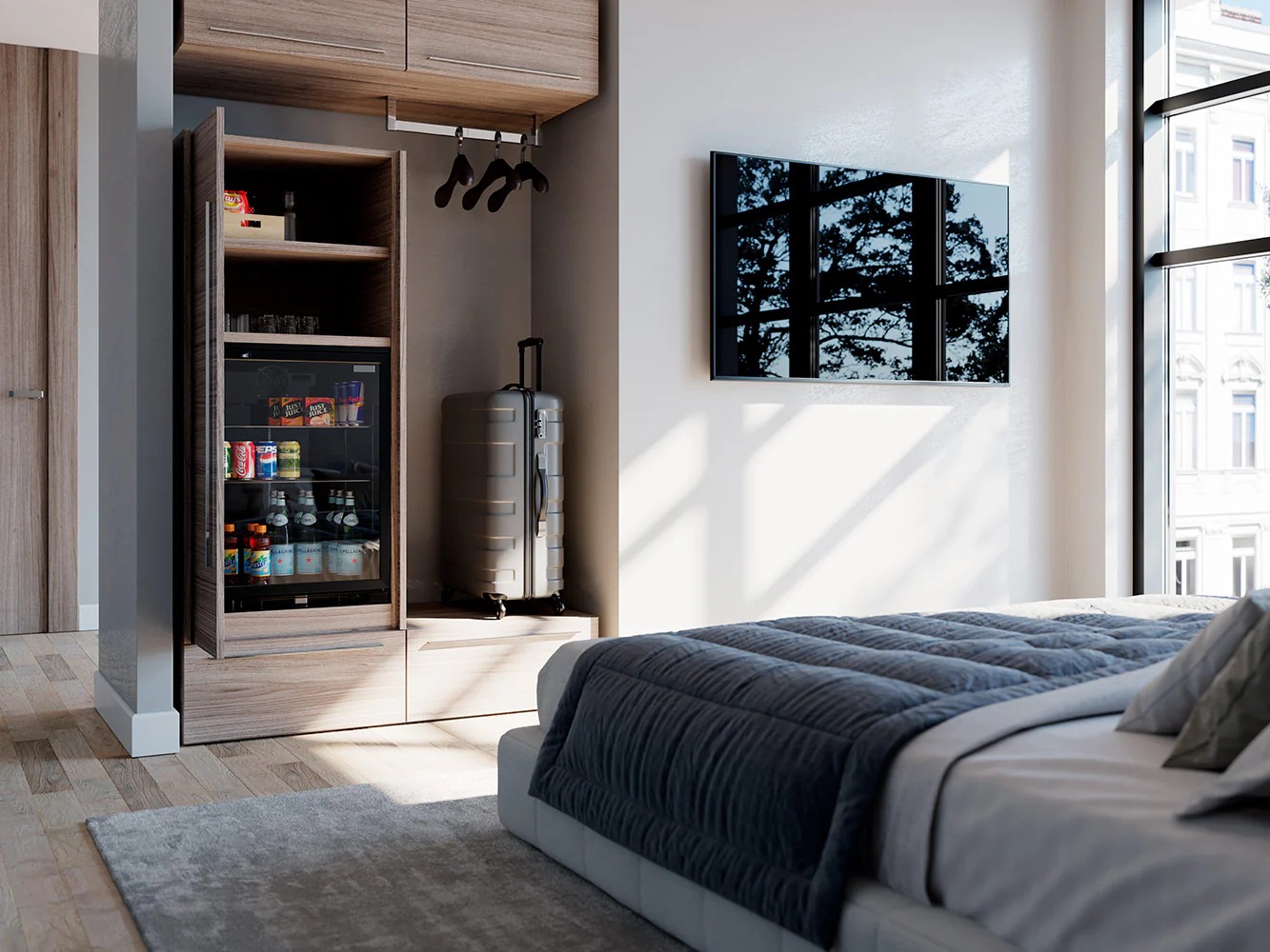 Salice Exedra Gravity Pocket Door System - OUT Version (Automatic Door Extraction) - Image 3