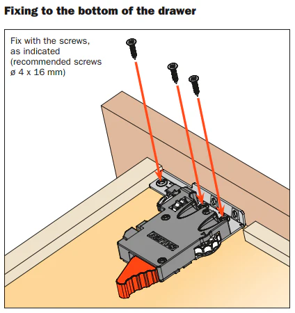 Salice Progressa AFCGXX3B Front Locking Device – Pair (Right + Left) - Image 3