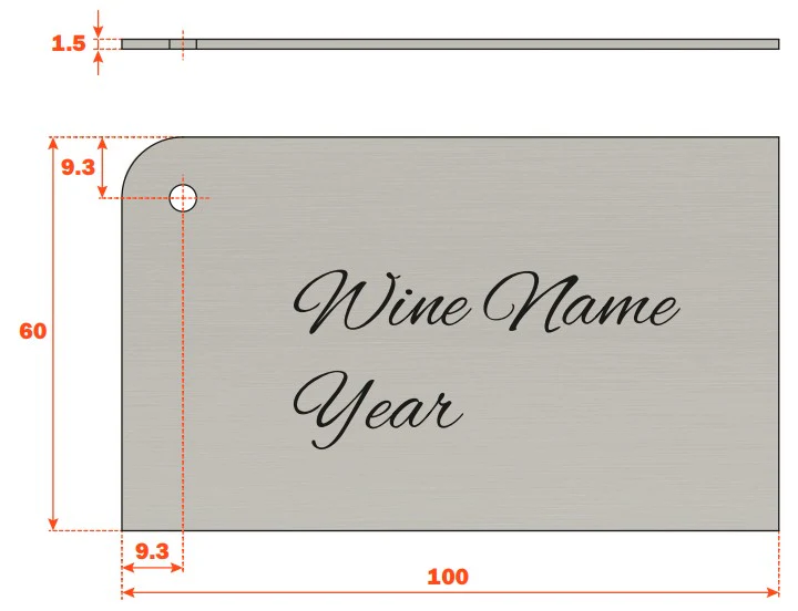 Salice Pin Wine Information Labels - Image 3