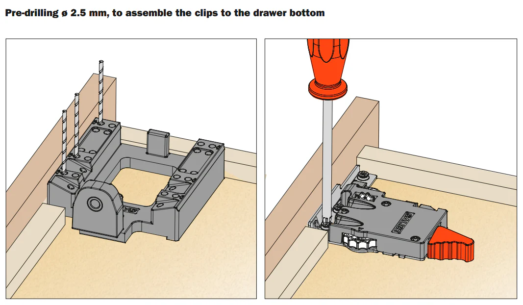 Salice ASGD704U3XA Drilling Template – For AFCGXX3B Front Locking Clips - Image 5