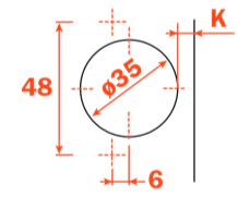 Salice 110° Quarter Overlay  Sprung Cabinet Hinge - C2A6D99 - Image 5