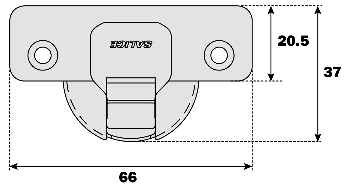 Salice Series 200 Sprung Full Overlay 94° Hinge 48mm Centres - C2ABA99 - Image 3
