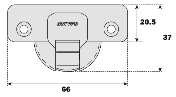 Salice Series 900 Economy Hinge 110° - Inset 17mm Crank - C9A7S99 - Image 5