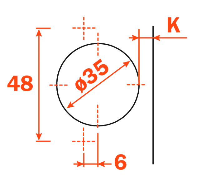 Salice Silentia+ Series 700 Soft Close Inset 110° Hinge 48mm Centres - C7A6PE9 - Image 3