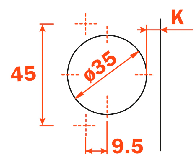 Salice Silentia+ Series 700 Soft Close Quarter Overlay 110° Hinge 45mm Centres - C7P6DE9 - Image 3