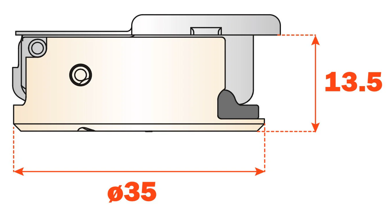 Salice Silentia+ Series 700 Soft Close Quarter Overlay 110° Hinge 48mm Centres - C7A6DE9 - Image 4