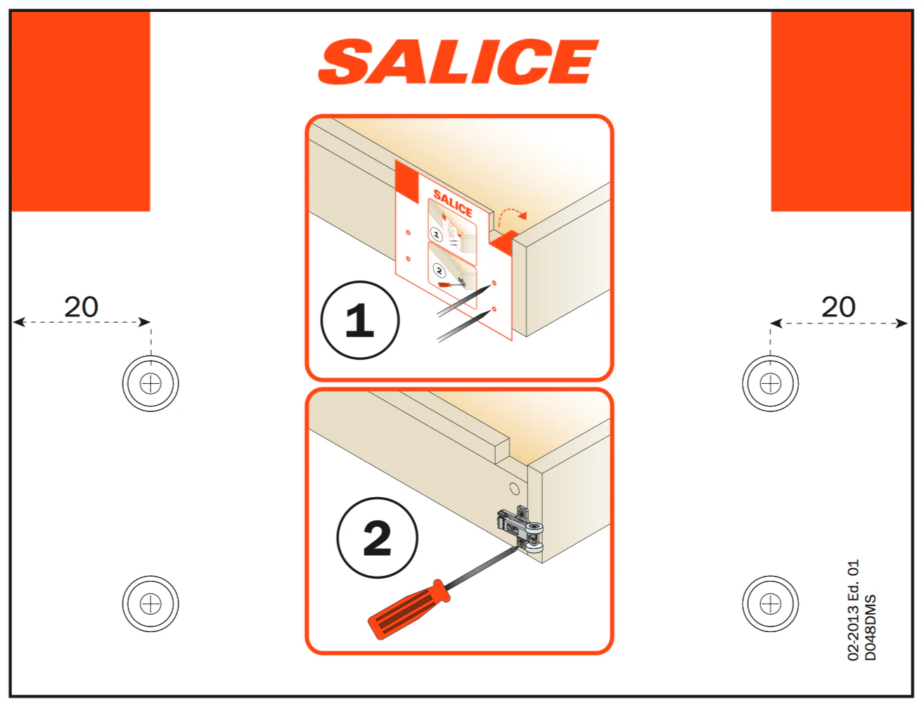 Salice Stabiliser Kit for Drawers - Image 4