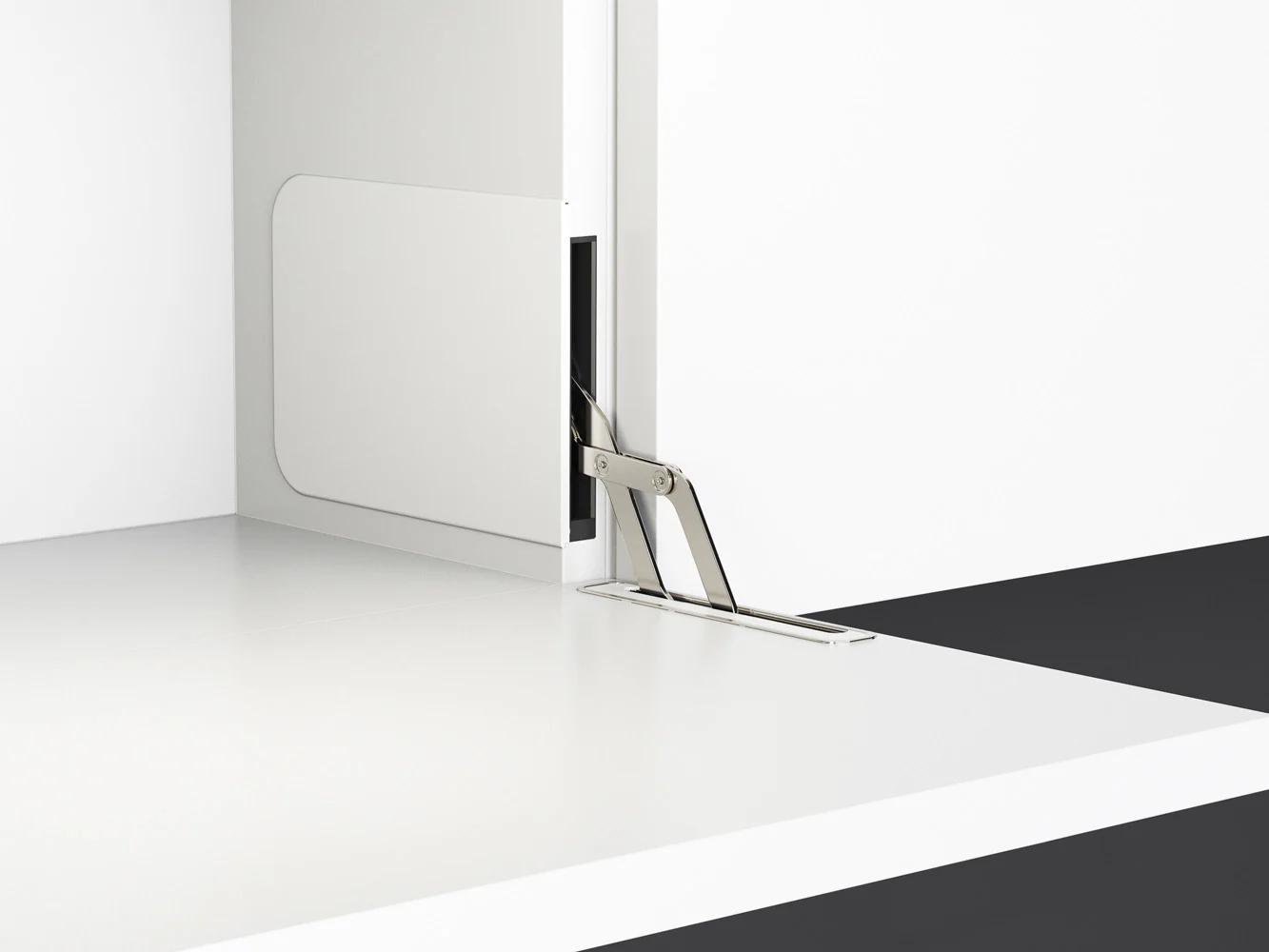 Salice Tilt Down for Flush Recessed Assembly with Cover - 22-30mm Thick Doors - Image 4